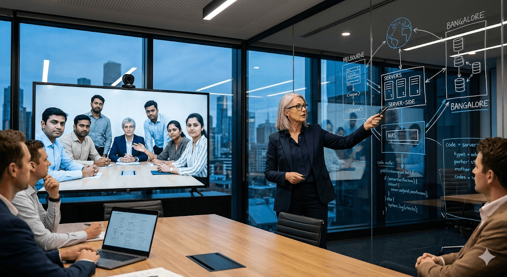 Global Delivery Network map