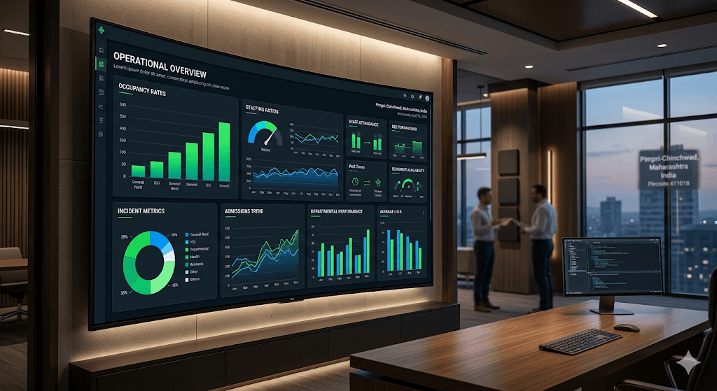 Healthcare operational dashboard